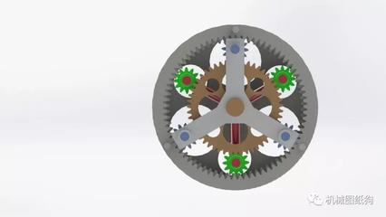 【差減變速器】planetary gears行星齒輪演示結(jié)構(gòu)3D圖紙 Solidworks設(shè)計(jì)